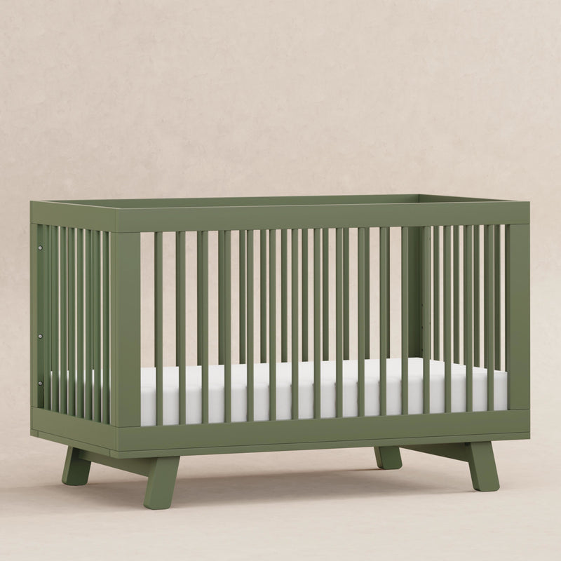 M4201OL,Hudson 3-in-1 Convertible Crib w/Toddler Bed Conversion Kit in Olive