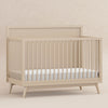 M15901TPE,Palma Mid-Century 4-in-1 Convertible Crib w/Toddler Bed Conversion in Taupe