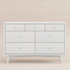 M15916W,Palma 7-Drawer Double Dresser  Assembled in White