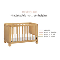 M31801HY,Crosby 3-in-1 Convertible Crib in Honey