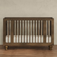 M33380TE,Nate Berkus x Babyletto Astre All-Stages Crib w/Bassinet & Toddler Bed Kits in Toffee