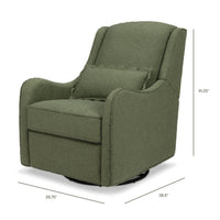 M27787OB,Devon Recliner and Swivel Glider in Olive Boucle
