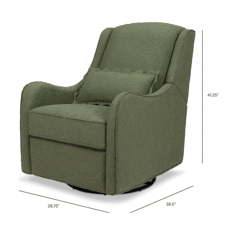 M27787OB,Devon Recliner and Swivel Glider in Olive Boucle