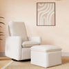 M20987PCMEW,Cali Pillowback Swivel Glider in Performance Cream Eco-Weave