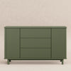 M29816OL,Pogo Tambour Assembled Dresser in Olive