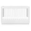 M8601KW,Harlow 3-in-1 Convertible Crib w/Toddler Bed Conversion Kit in White/Acrylic