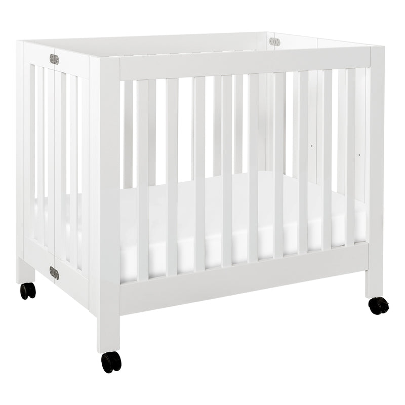 M6698W,Origami Mini Crib in White Finish