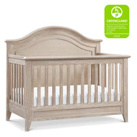 M34401SDB,Beckett Rustic 4-in-1 Convertible Curve Top Crib in Sandbar