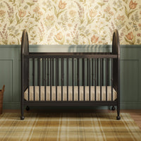 M31401AB,Alouette 3-in-1 Convertible Spindle Crib in Archival Black