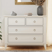 M10716RW,Emma Regency 4-Drawer Dresser in Warm White