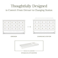 M7128RW,Liberty 9-Drawer Assembled Dresser in Warm White