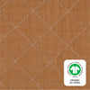 T29537BTS,Burnt Sienna Quilted Muslin Changing Pad Cover in GOTS Certified Organic Cotton