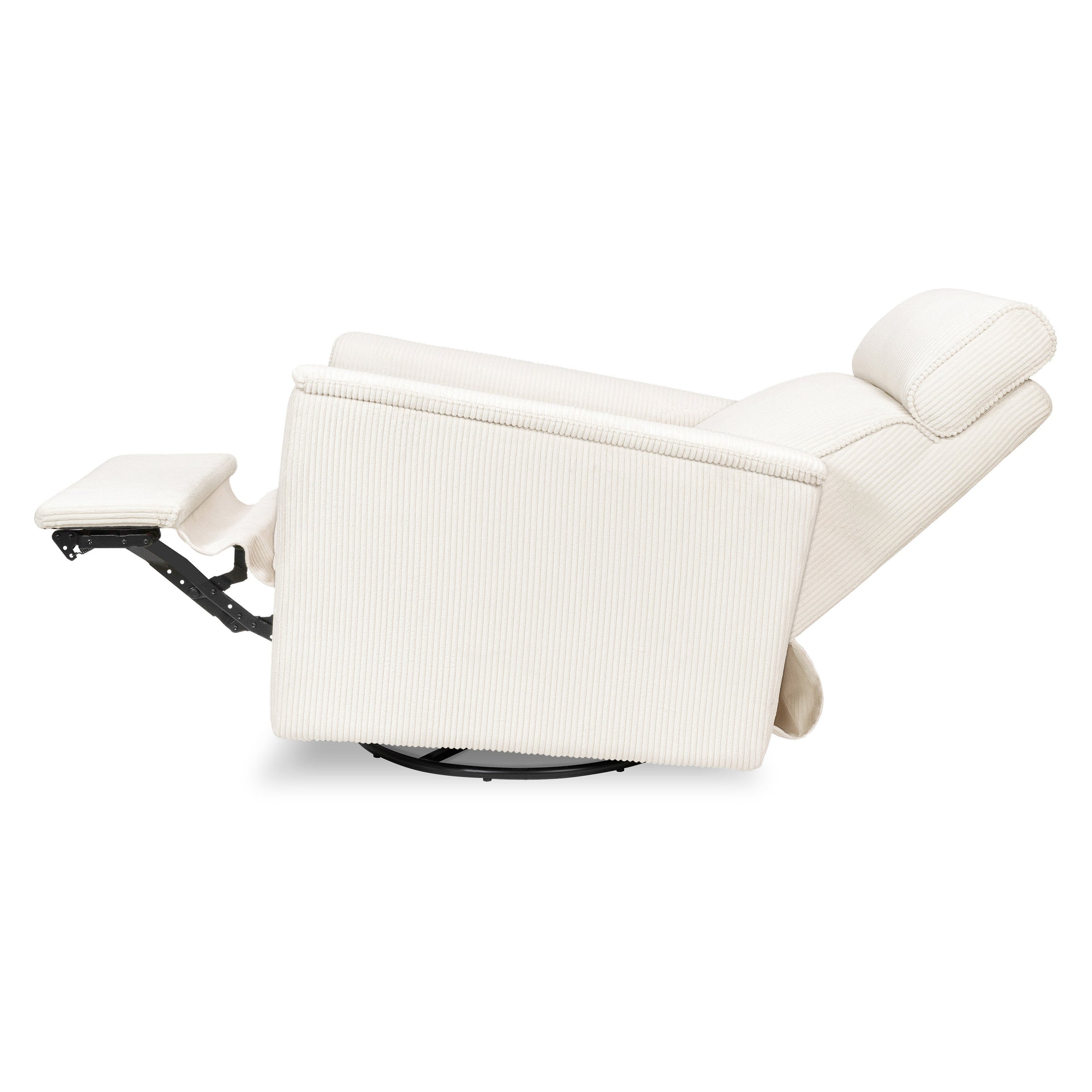 B17186YC,Willa Plus Power Glider Recliner w/ Power Headrest in Ivory Corduroy