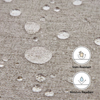 M11287PGEW,Toco Swivel Glider and Ottoman in Performance Grey Eco-Weave w/Natural Feet