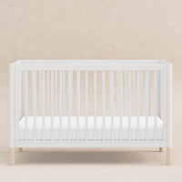 M12901WNX,Gelato 4-in-1 Convertible Crib w/Toddler Conversion Kit in White  NX Feet