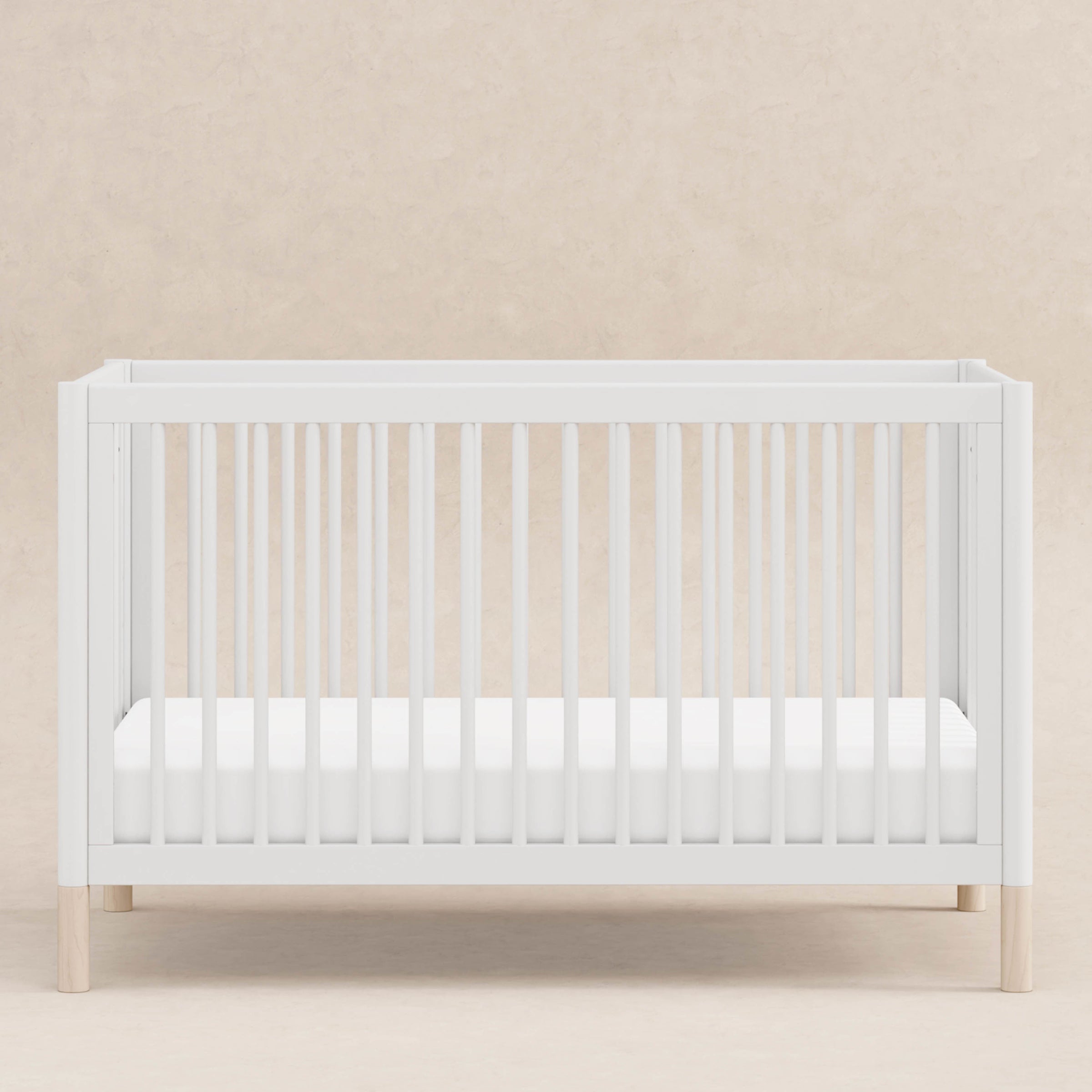M12901WNX,Gelato 4-in-1 Convertible Crib w/Toddler Conversion Kit in White  NX Feet