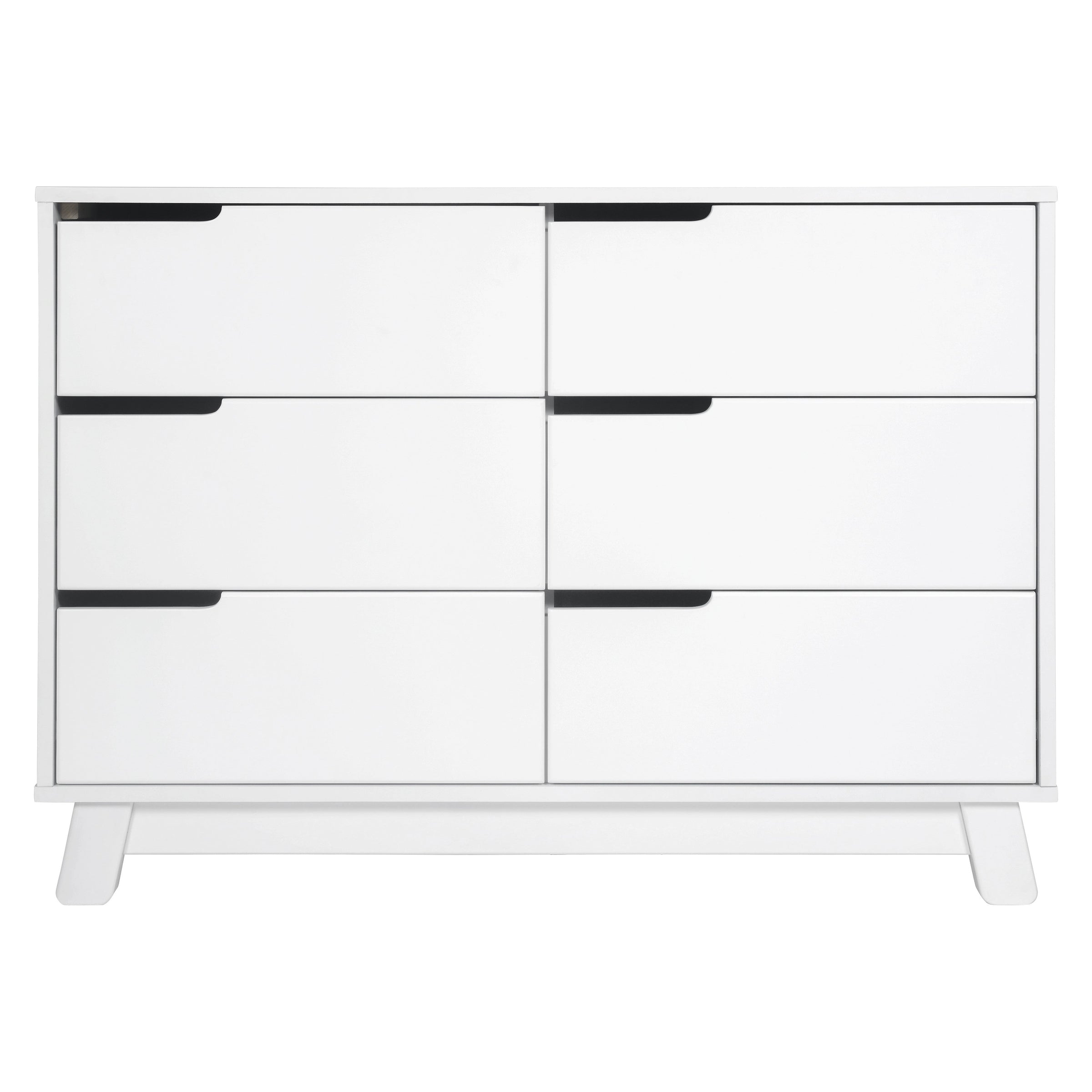 M4216W,Hudson 6-Drawer Double Dresser  Assembled in White Finish