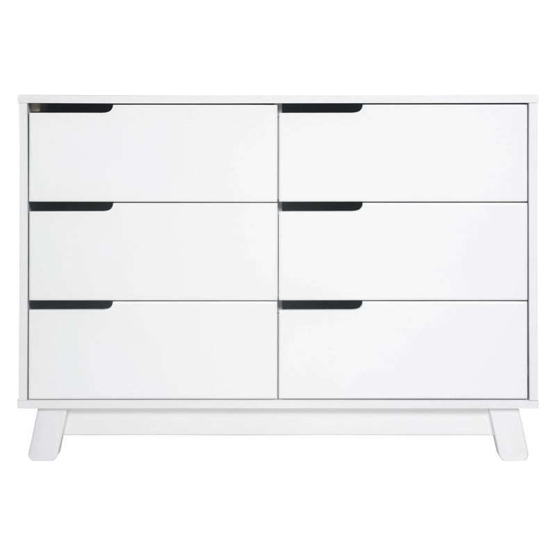M4216W,Hudson 6-Drawer Double Dresser  Assembled in White Finish