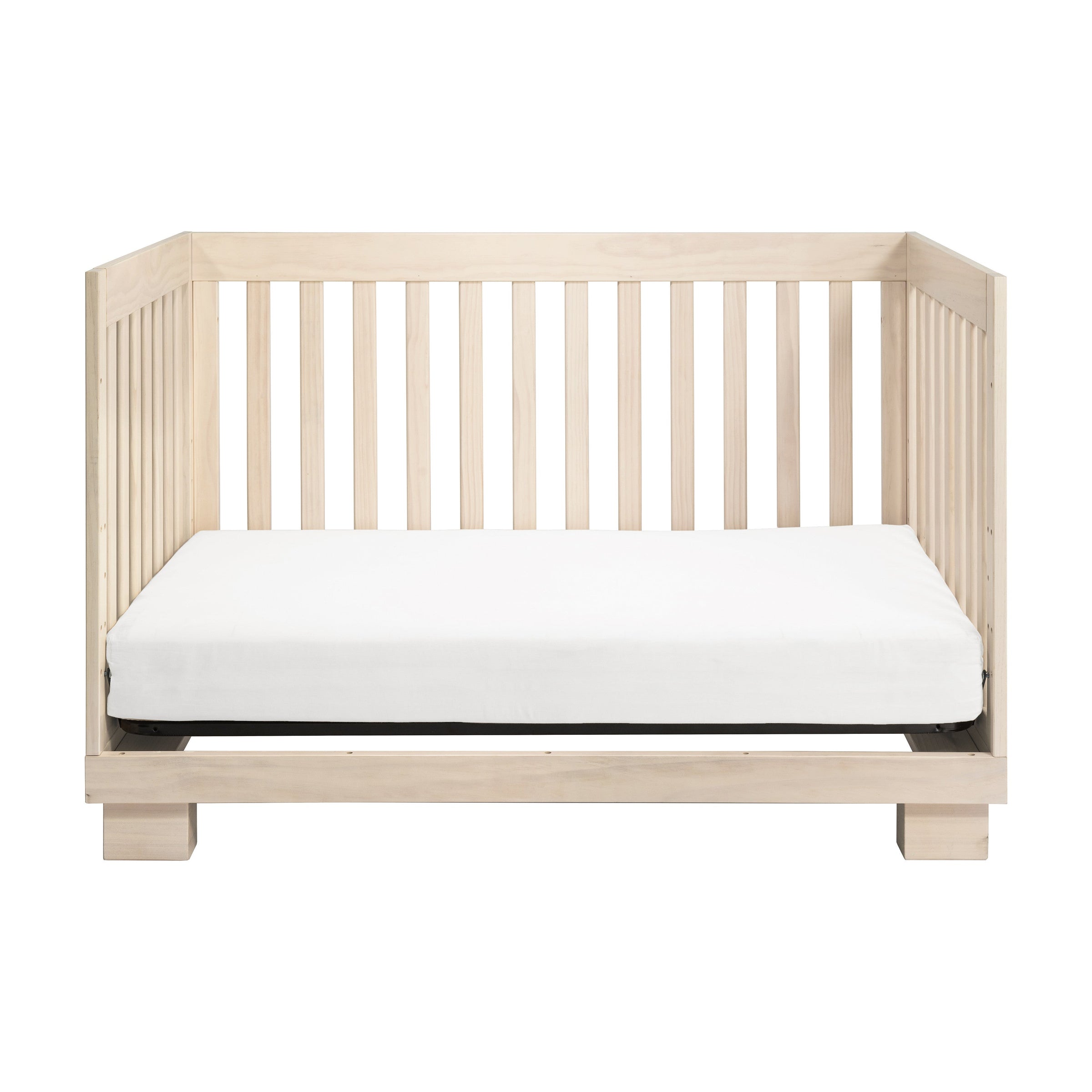 M6701NX,Modo 3-in-1 Convertible Crib w/Toddler Bed Conversion Kit in Washed Natural