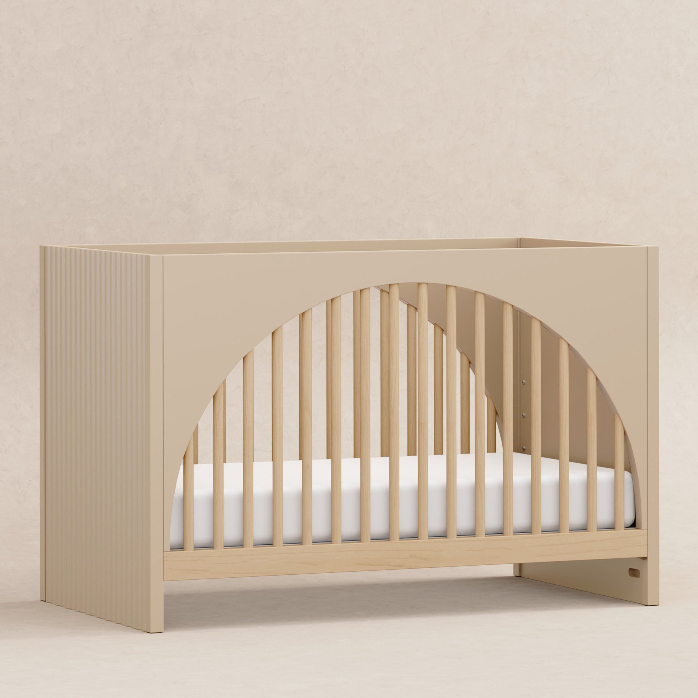 M30201TPESH,Moab 3-in-1 Convertible Crib in Taupe/Ash