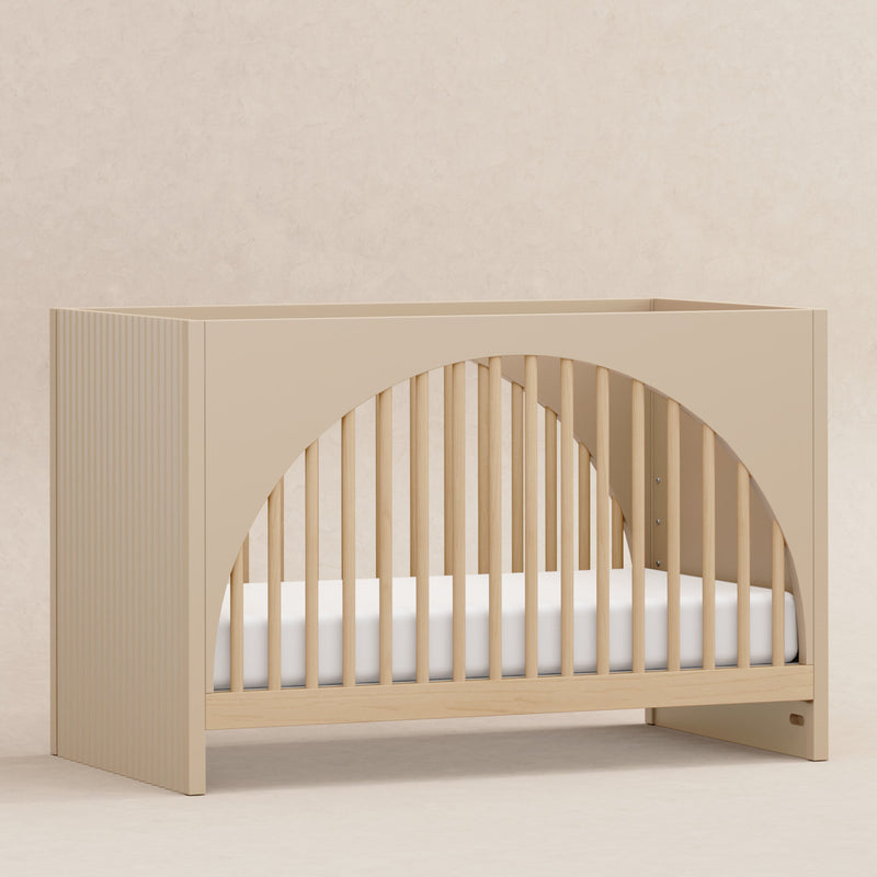 M30201TPESH,Moab 3-in-1 Convertible Crib in Taupe/Ash