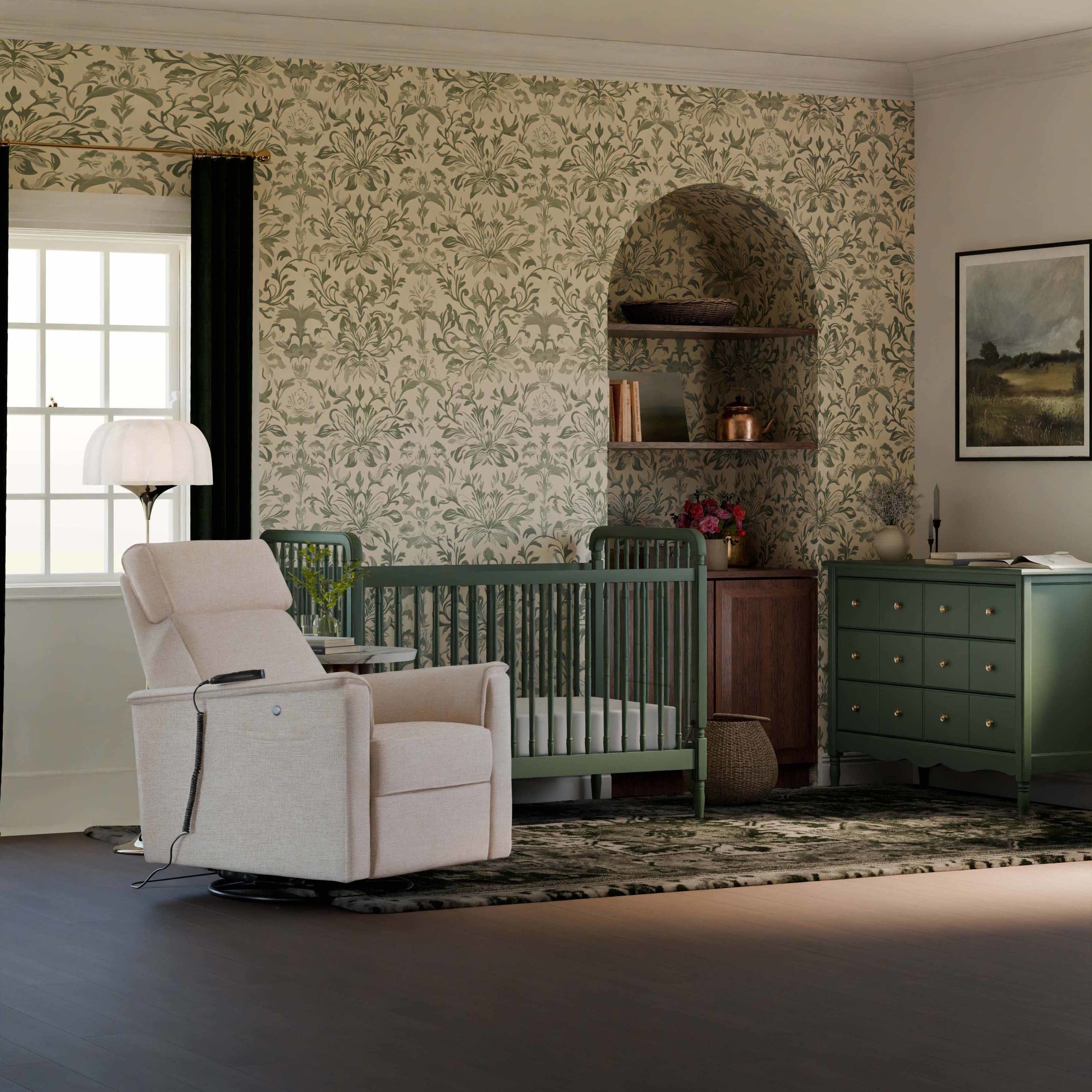 M7116FRGR,Liberty 6-Drawer Assembled Dresser in Forest Green