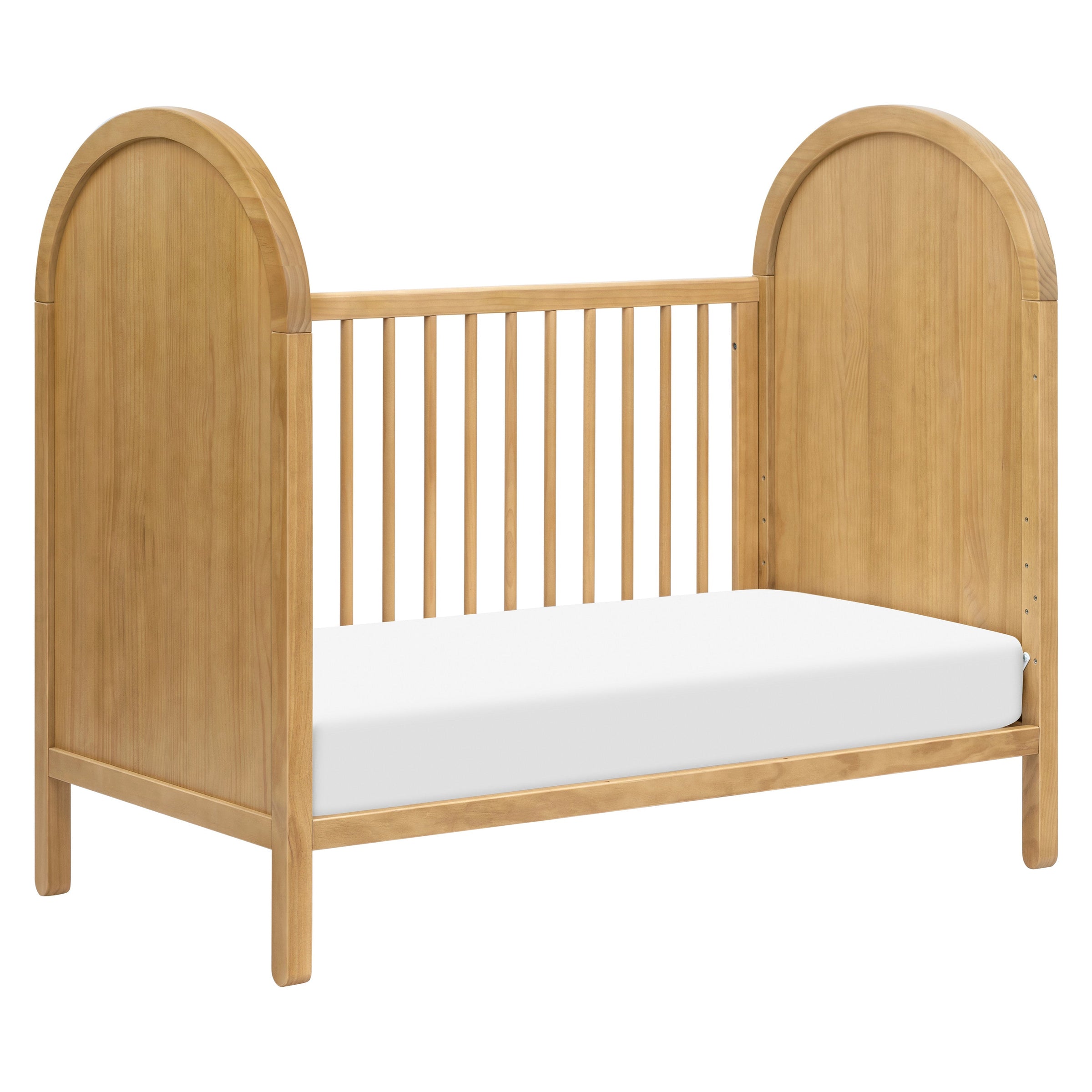 M25601HY,Bondi 3-in-1 Convertible Crib w/ Toddler Bed Kit in Honey