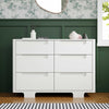 M23426W,Yuzu 6-Drawer Dresser in White