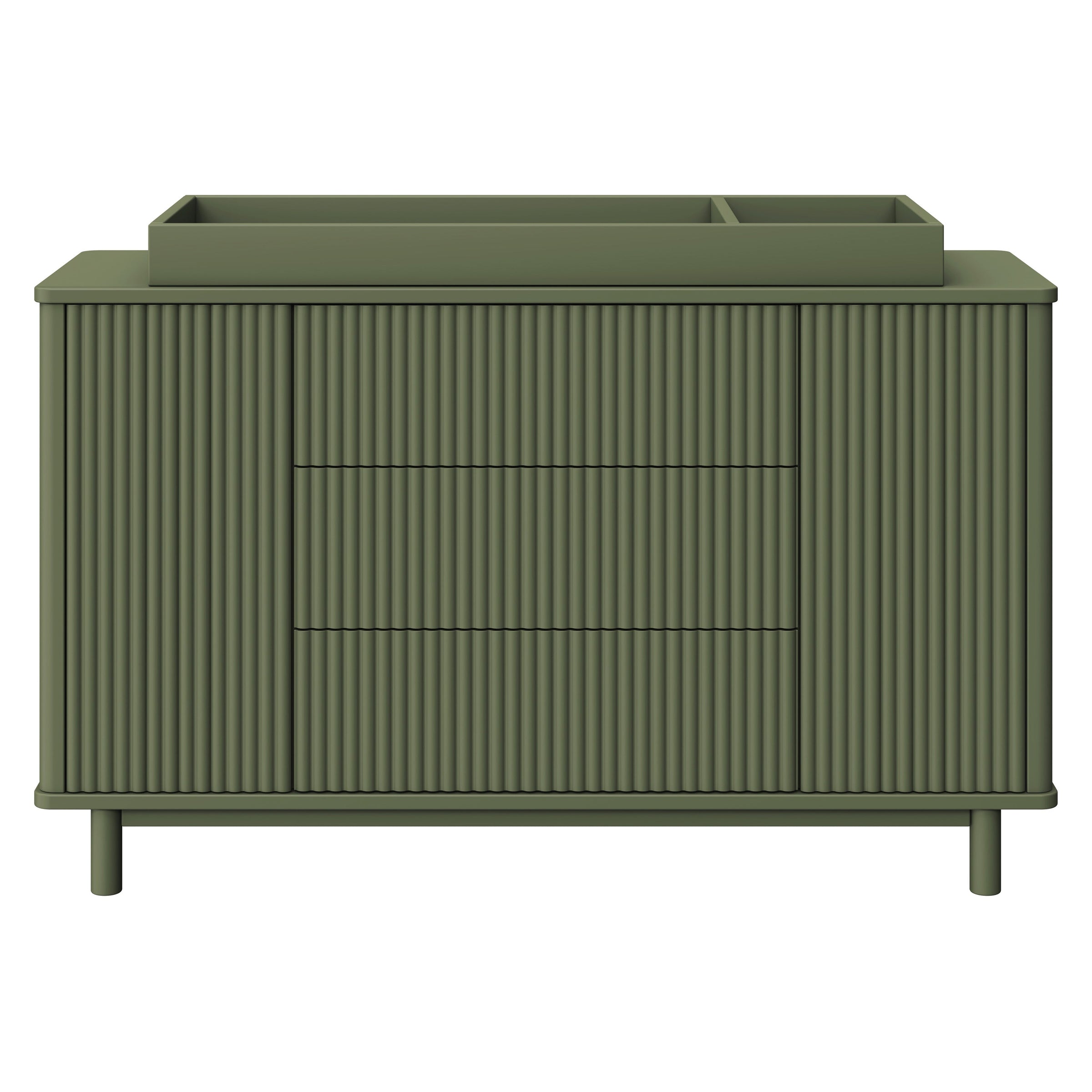 M29816OL,Pogo Tambour Assembled Dresser in Olive