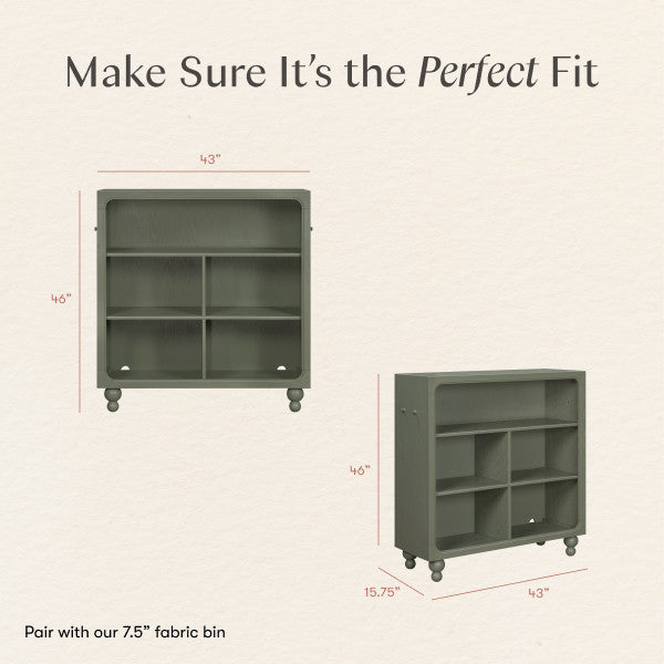M33314AE,Nate Berkus x Babyletto Astre Assembled Bookcase in Archival Elm