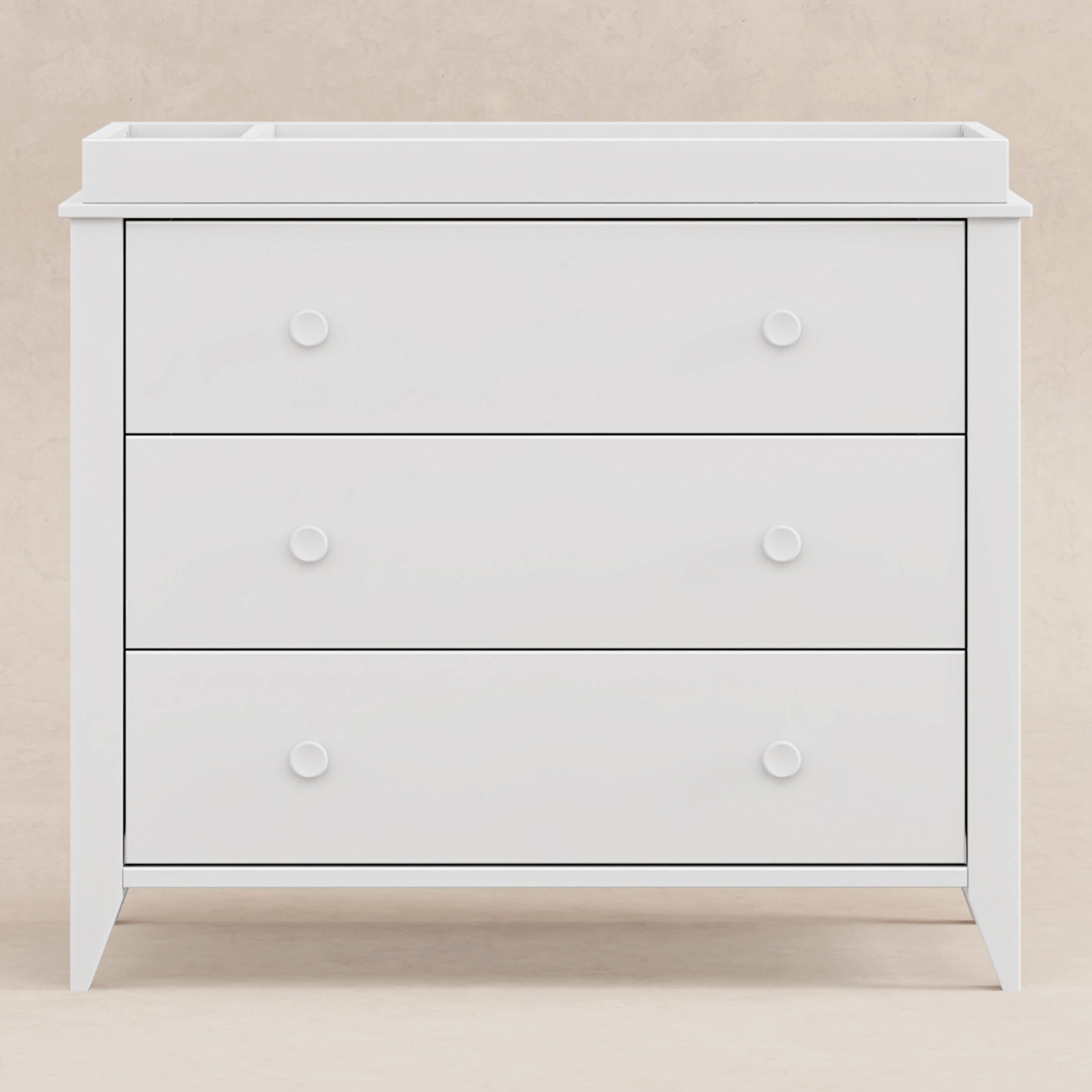 M10323W,Sprout 3-Drawer Changer Dresser in White Finish