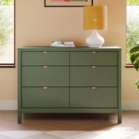 M25616FRGR,Bondi 6-Drawer Assembled Dresser in Forest Green