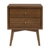 M15960NL,Palma Nightstand  Assembled in Natural Walnut