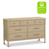 M31416WP,Alouette 7-Drawer Assembled Dresser in Washed Pine