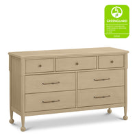 M31416WP,Alouette 7-Drawer Assembled Dresser in Washed Pine