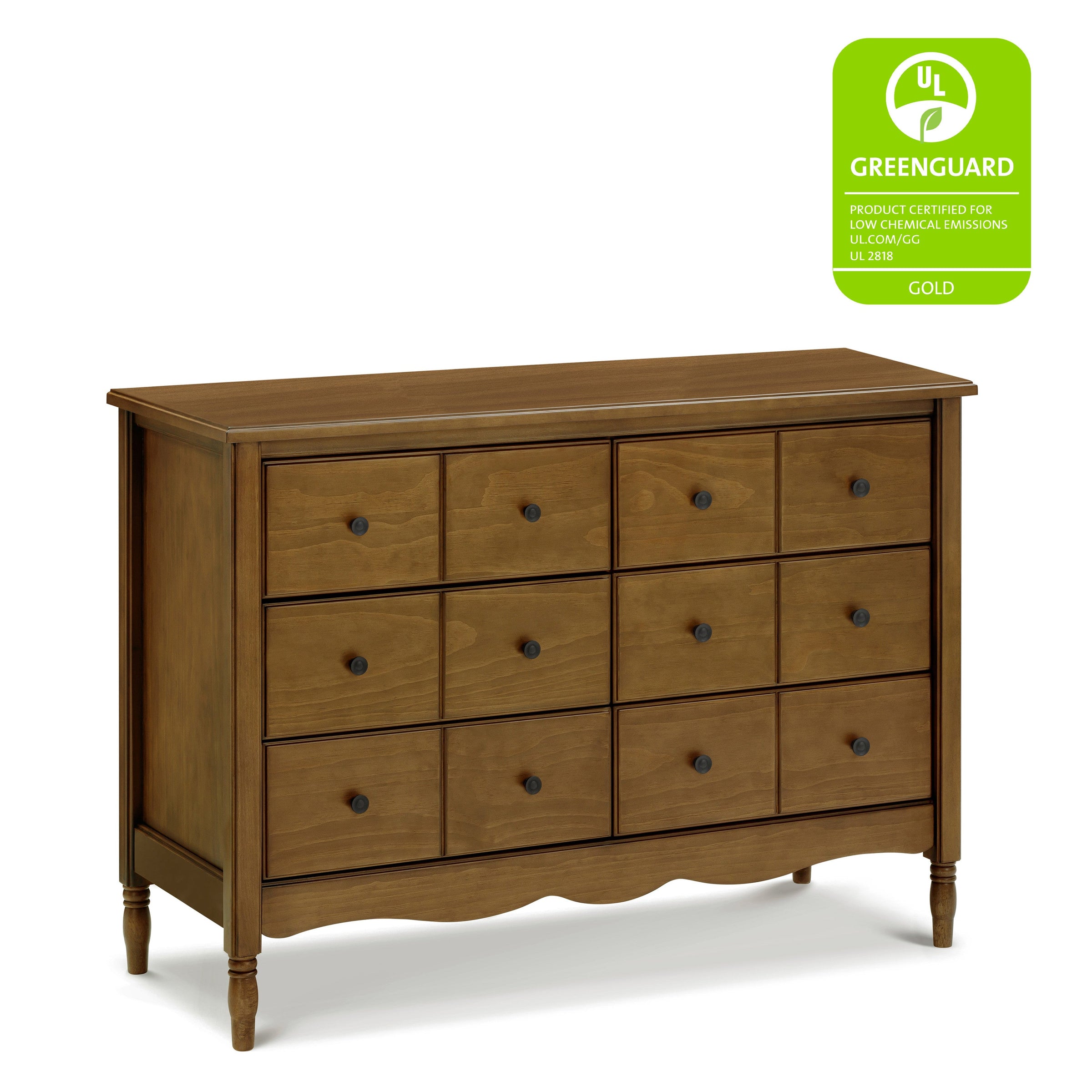 M7116NL,Liberty 6-Drawer Assembled Dresser in Natural Walnut