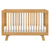 M4201HY,Hudson 3-in-1 Convertible Crib w/Toddler Bed Conversion Kit in Honey Finish