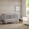 M4201G,Hudson 3-in-1 Convertible Crib w/Toddler Bed Conversion Kit in Grey Finish