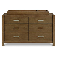 B26416LDF,Hemsted 6-Drawer Assembled Dresser in Walnut Driftwood
