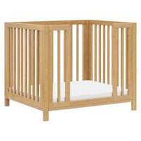 M30880HY,Rolli 9-in-1 Convertible All-Stages?? Crib w/ Bassinet & Toddler Bed Kits in Honey