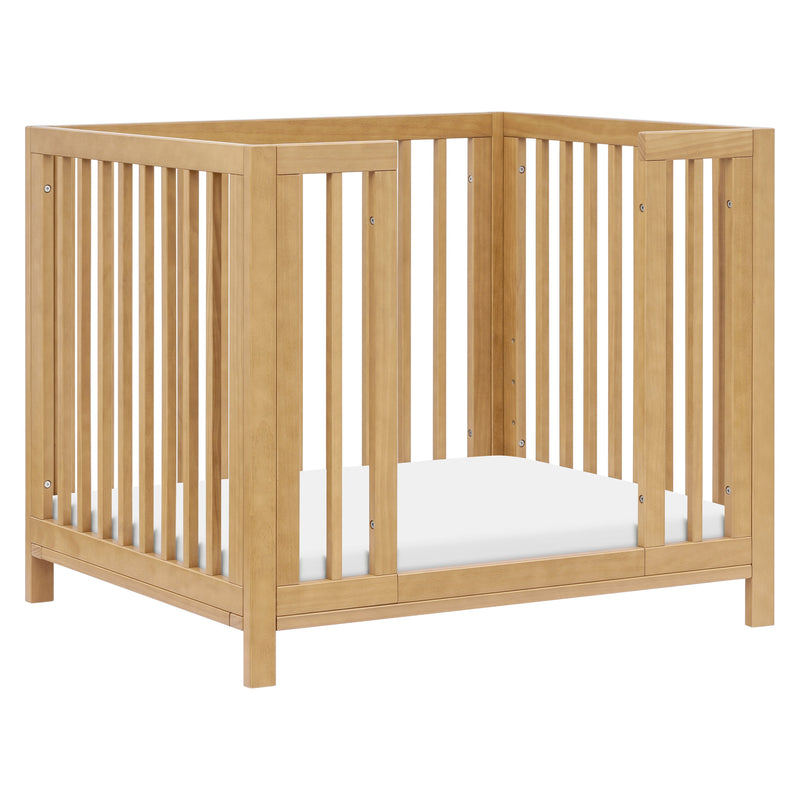 M30880HY,Rolli 9-in-1 Convertible All-Stages?? Crib w/ Bassinet & Toddler Bed Kits in Honey