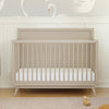 M15901TPE,Palma Mid-Century 4-in-1 Convertible Crib w/Toddler Bed Conversion in Taupe