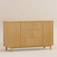M29816HY,Pogo Tambour Assembled Dresser in Honey