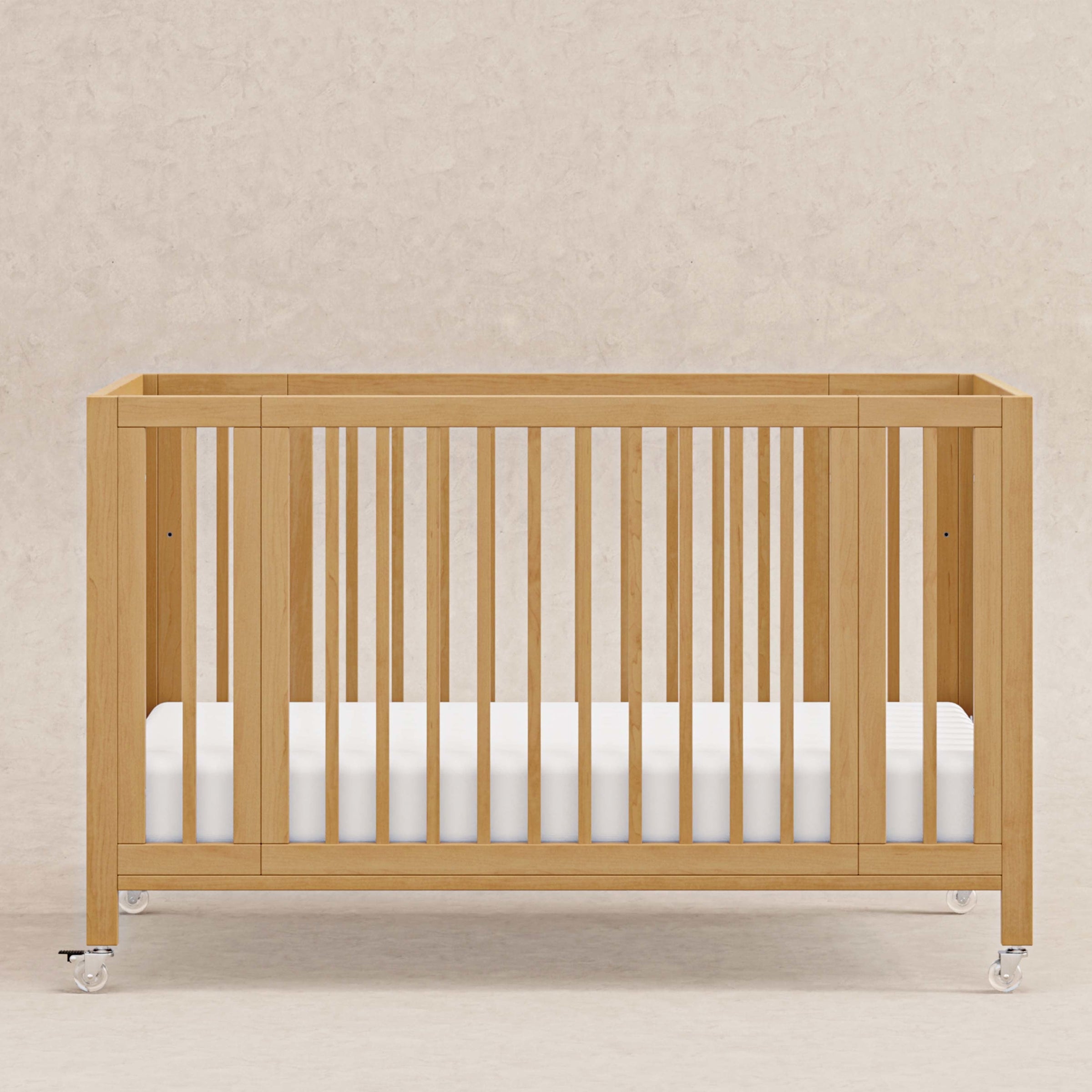 M30880HY,Rolli 9-in-1 Convertible All-Stages?? Crib w/ Bassinet & Toddler Bed Kits in Honey