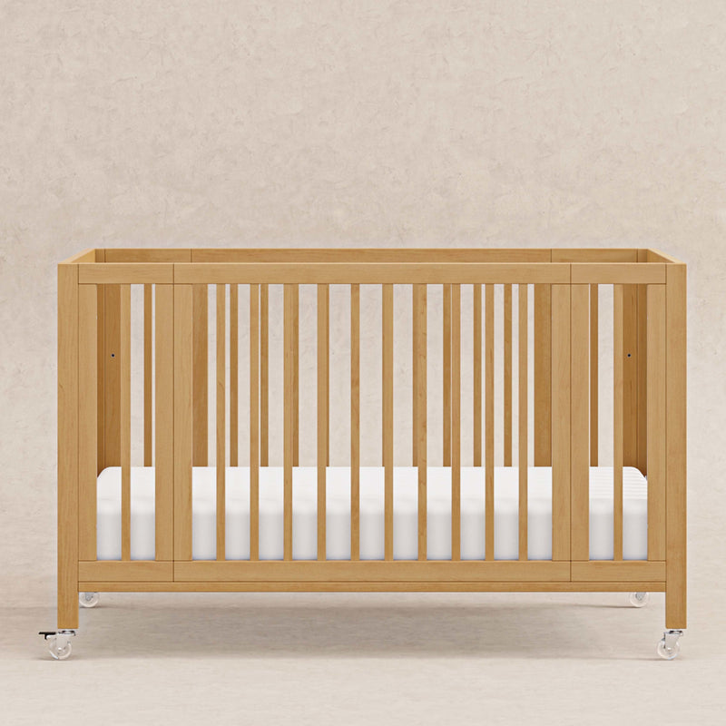 M30880HY,Rolli 9-in-1 Convertible All-Stages?? Crib w/ Bassinet & Toddler Bed Kits in Honey