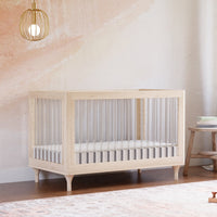 M9001KNX,Lolly 3-in-1 Convertible Crib w/Toddler Conversion Kit in Washed Natural/Acrylic