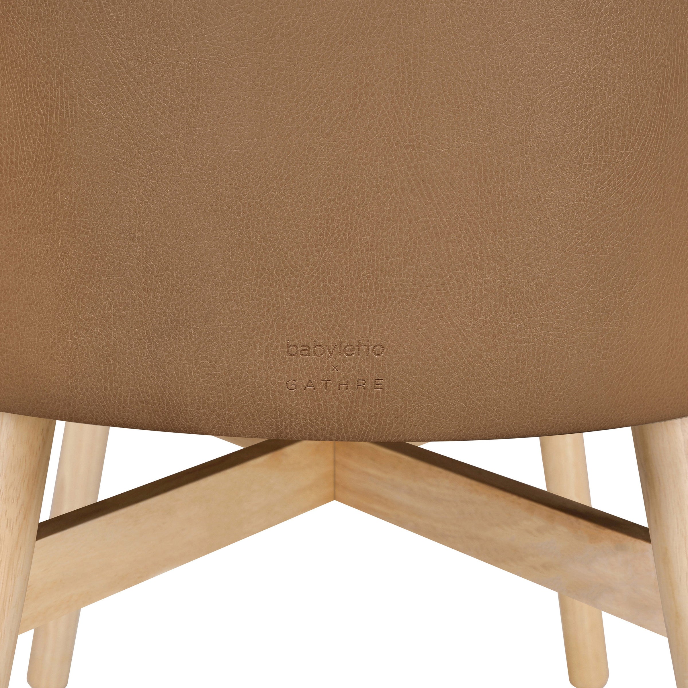 M26834GCLB,babyletto x GATHRE Capsule Bassinet in Camel