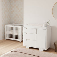 M23423W,Yuzu 3-Drawer Changer Dresser in White