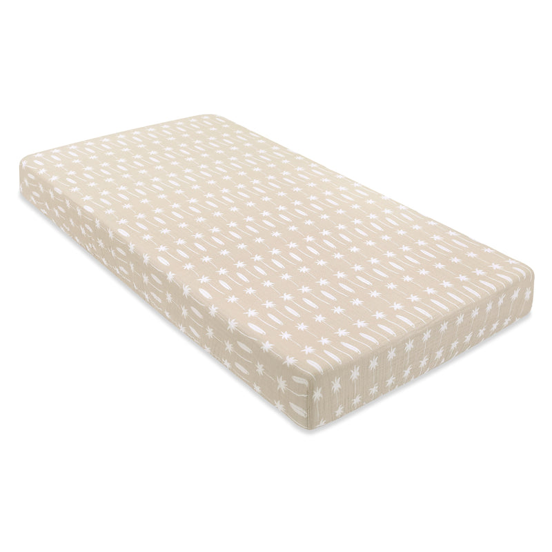 T27035,Beach Bum Muslin Crib Sheet in GOTS Certified Organic Cotton