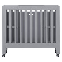 M6698G,Origami Mini Crib in Grey Finish